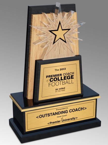 premier coach award of college football